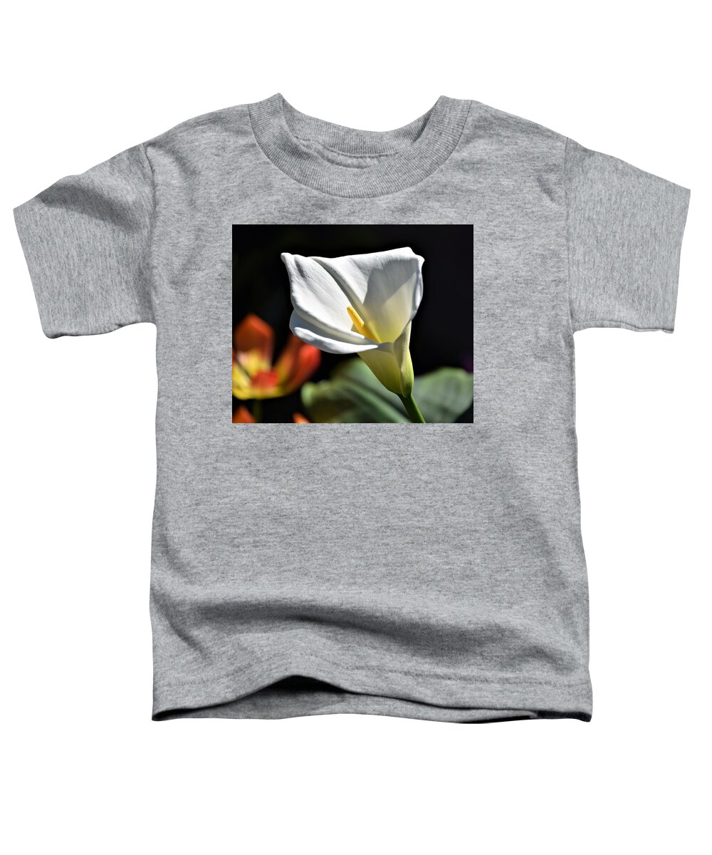 Calla Lily Toddler T-Shirt featuring the photograph Calla Lily by Terry M Olson