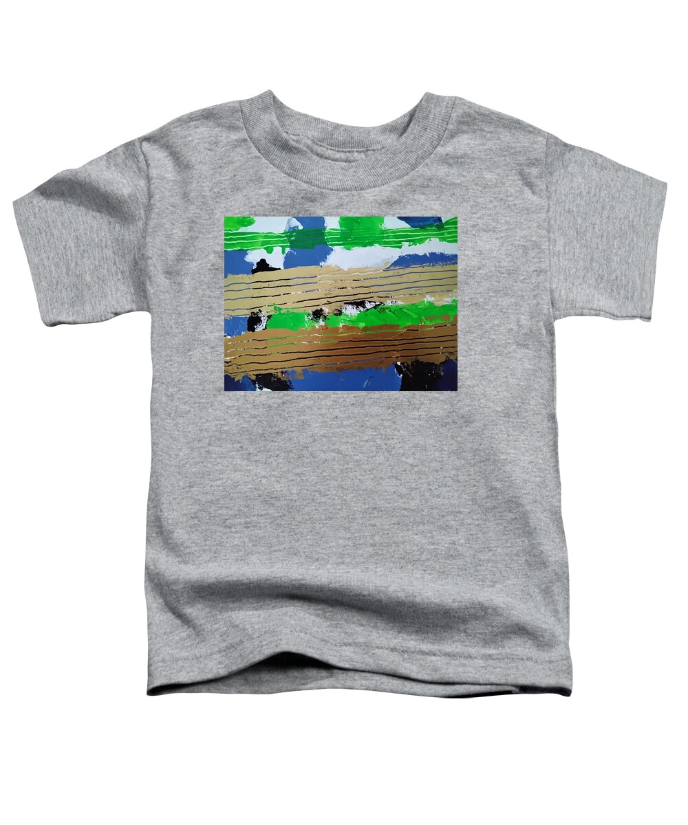  Toddler T-Shirt featuring the painting Caos73 Open Artwork by Giuseppe Monti