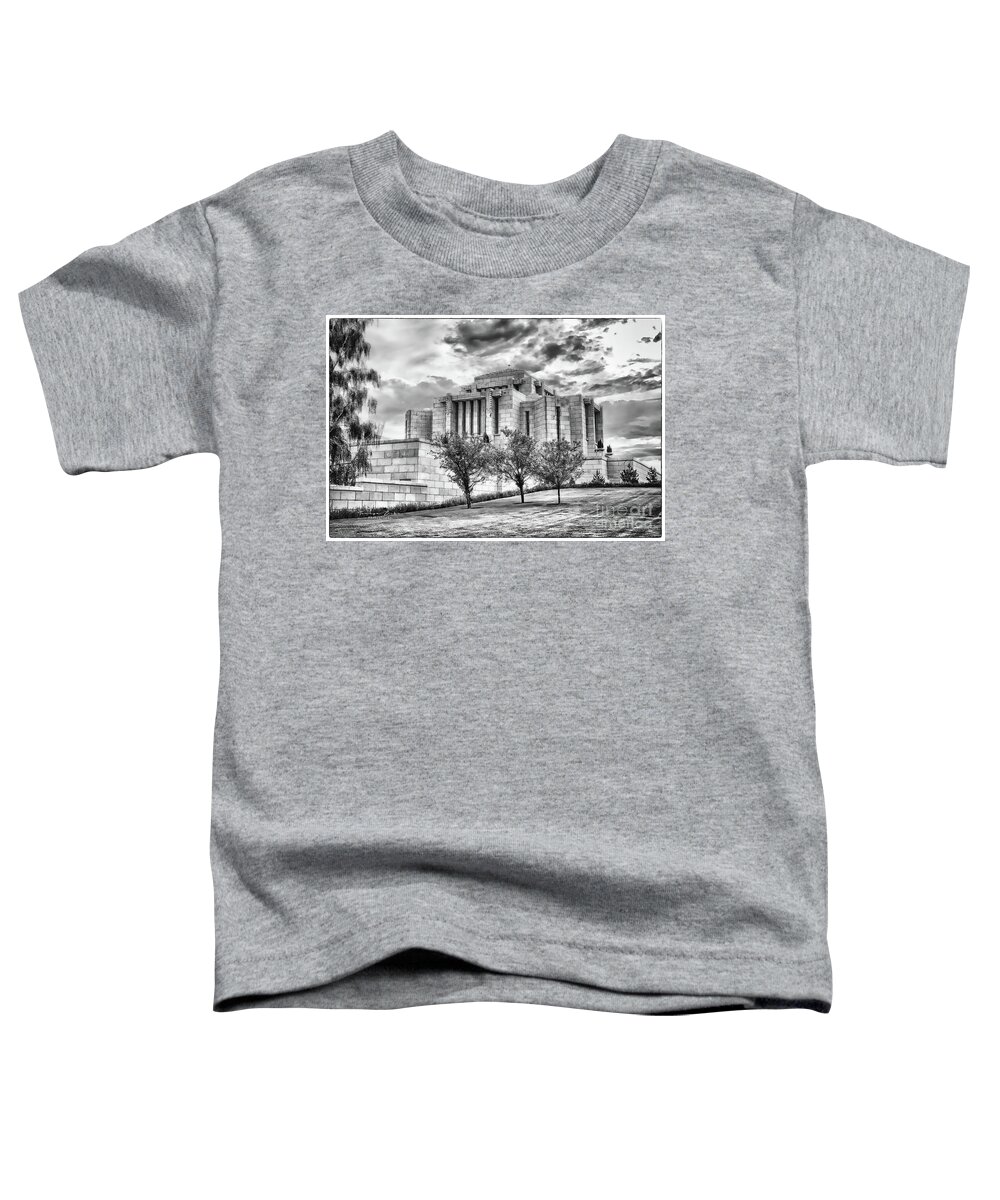 Temple Toddler T-Shirt featuring the photograph Cardston Alberta Temple 3 by Teresa Zieba