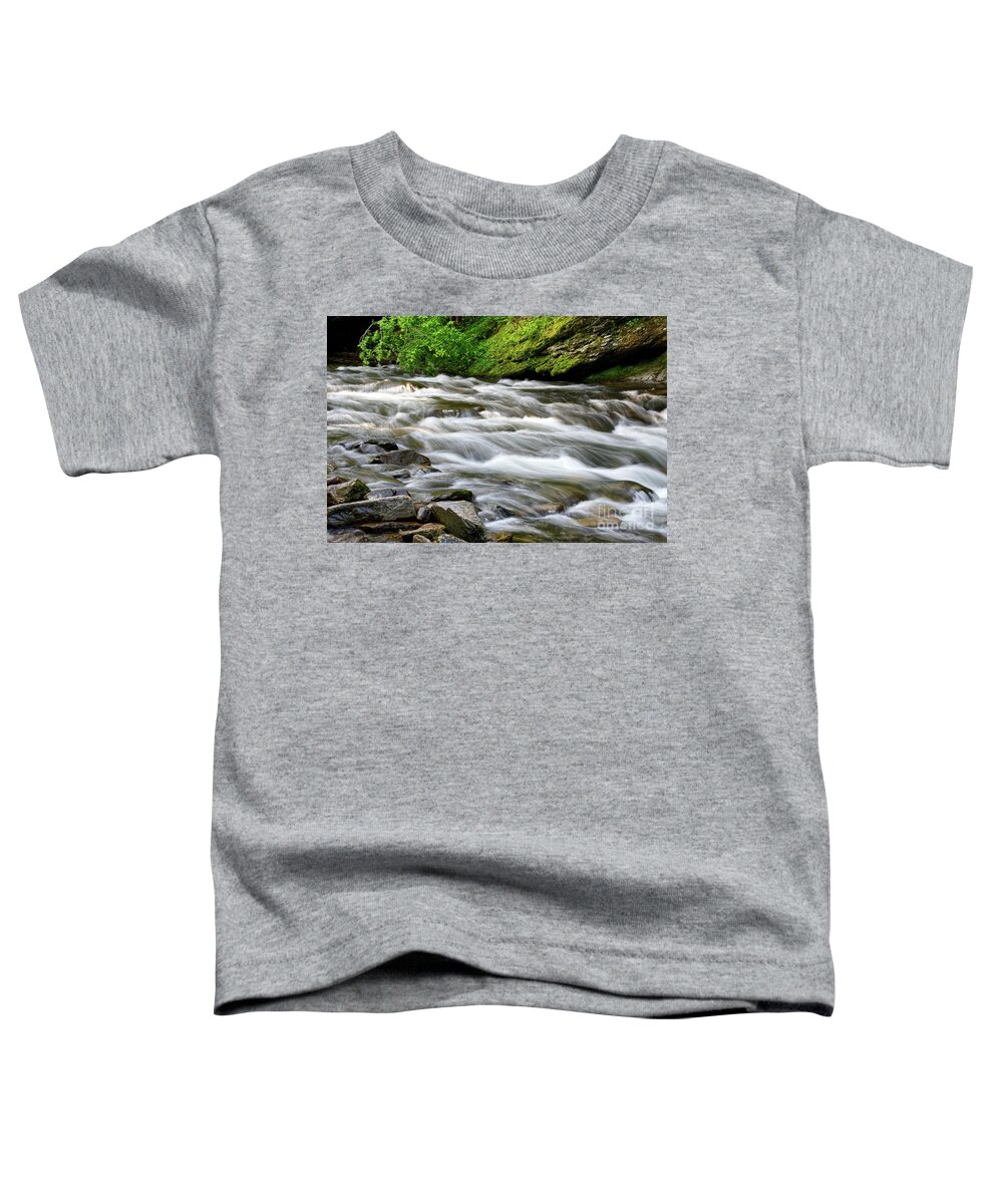  Toddler T-Shirt featuring the photograph Cascades On Little River 3 by Phil Perkins