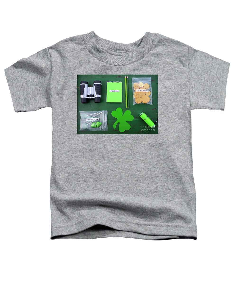 Aerial View Toddler T-Shirt featuring the photograph Catch a Leprechaun Kit by Milleflore Images
