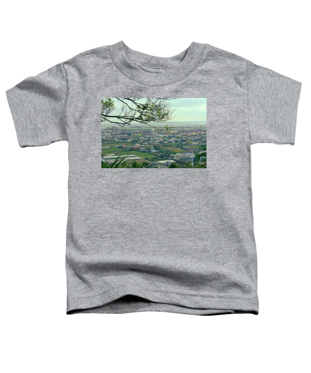 Overlook Toddler T-Shirt featuring the photograph City Overlook by Eric Hafner