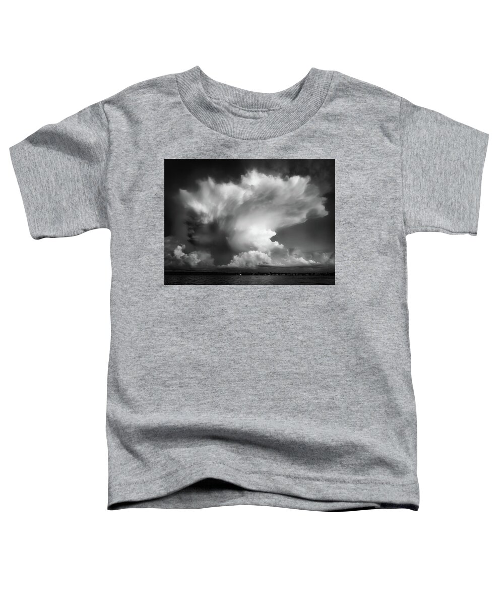 Black And White Photography Toddler T-Shirt featuring the photograph Cloud Spirit by Louise Lindsay