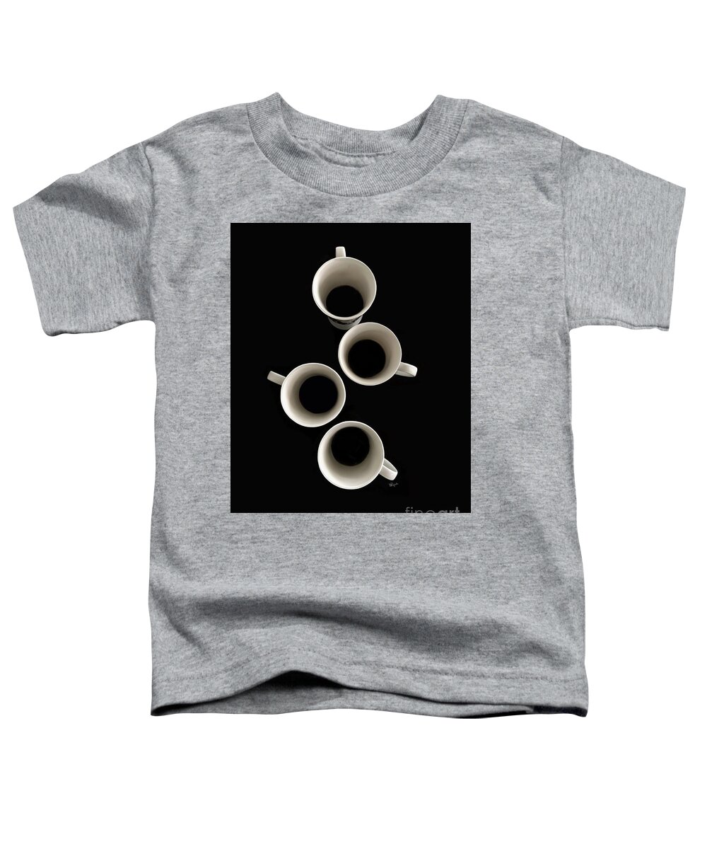 Cups Toddler T-Shirt featuring the photograph Coffee Time 1 by Diana Rajala