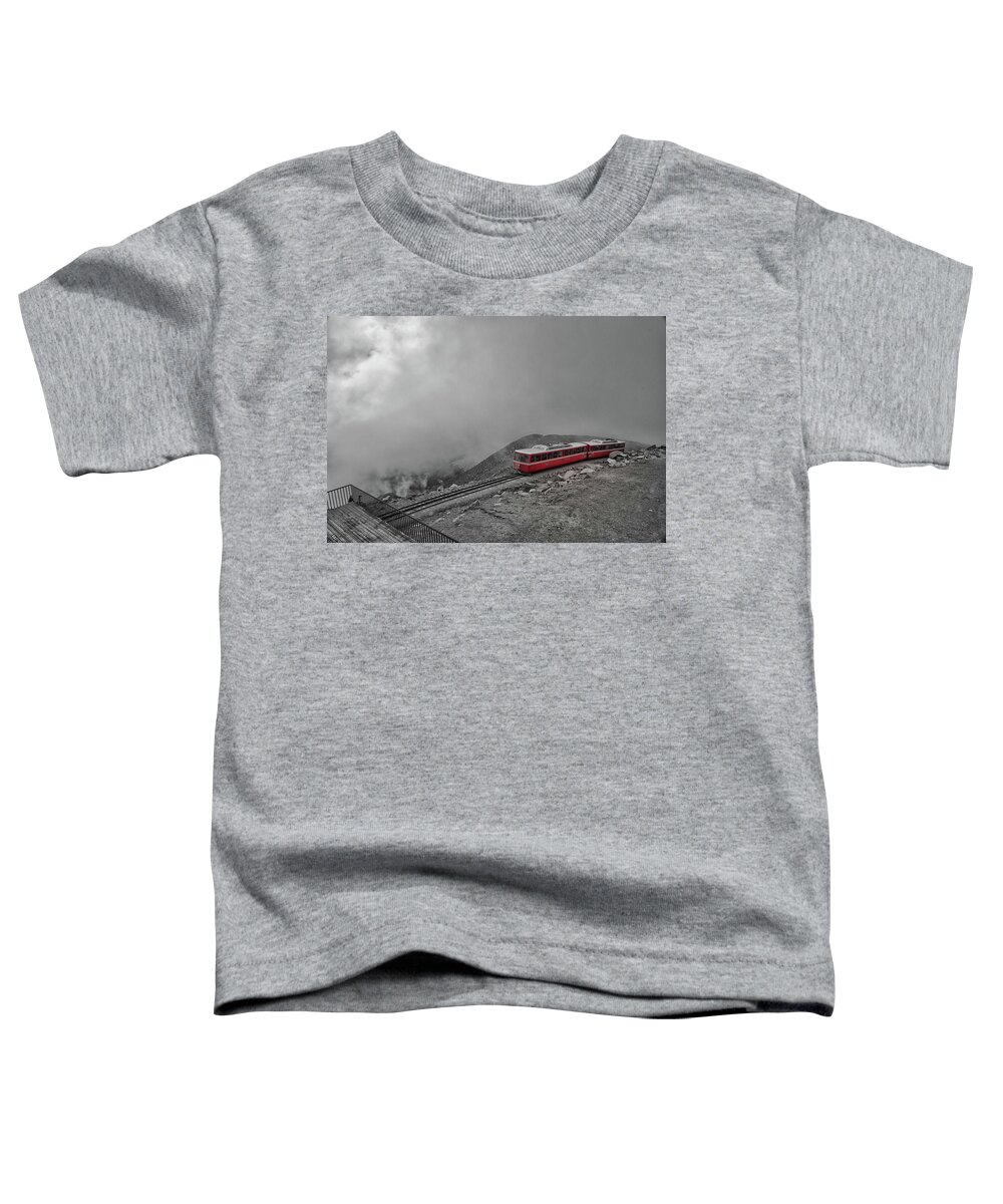  Toddler T-Shirt featuring the photograph Cog railway, Pikes Peak by Doug Wittrock