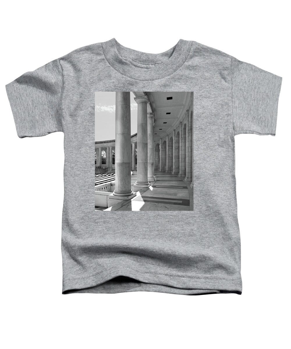 Columns Toddler T-Shirt featuring the photograph Columns 2 by Mike McGlothlen