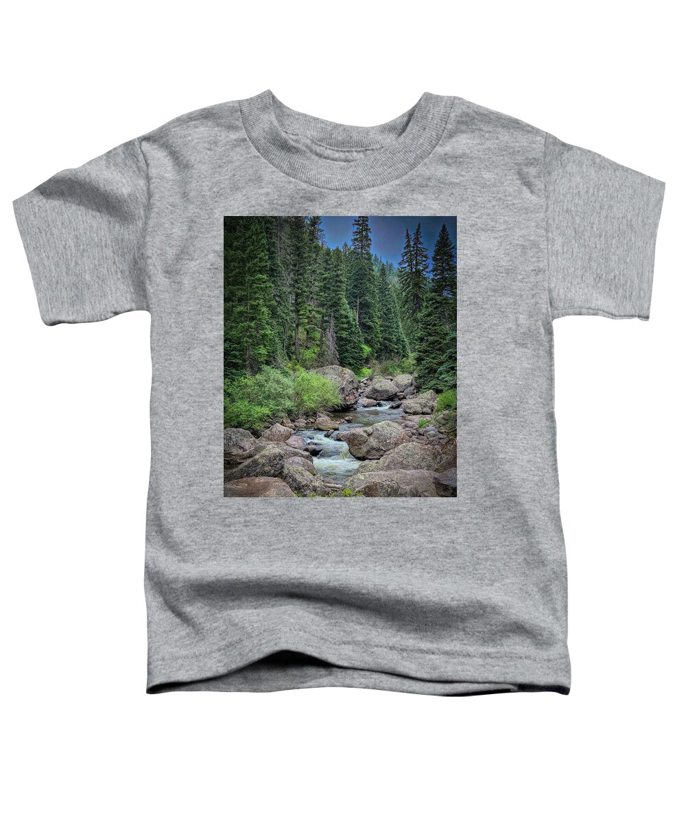 River Toddler T-Shirt featuring the photograph Colorado Stream by Rene Vasquez