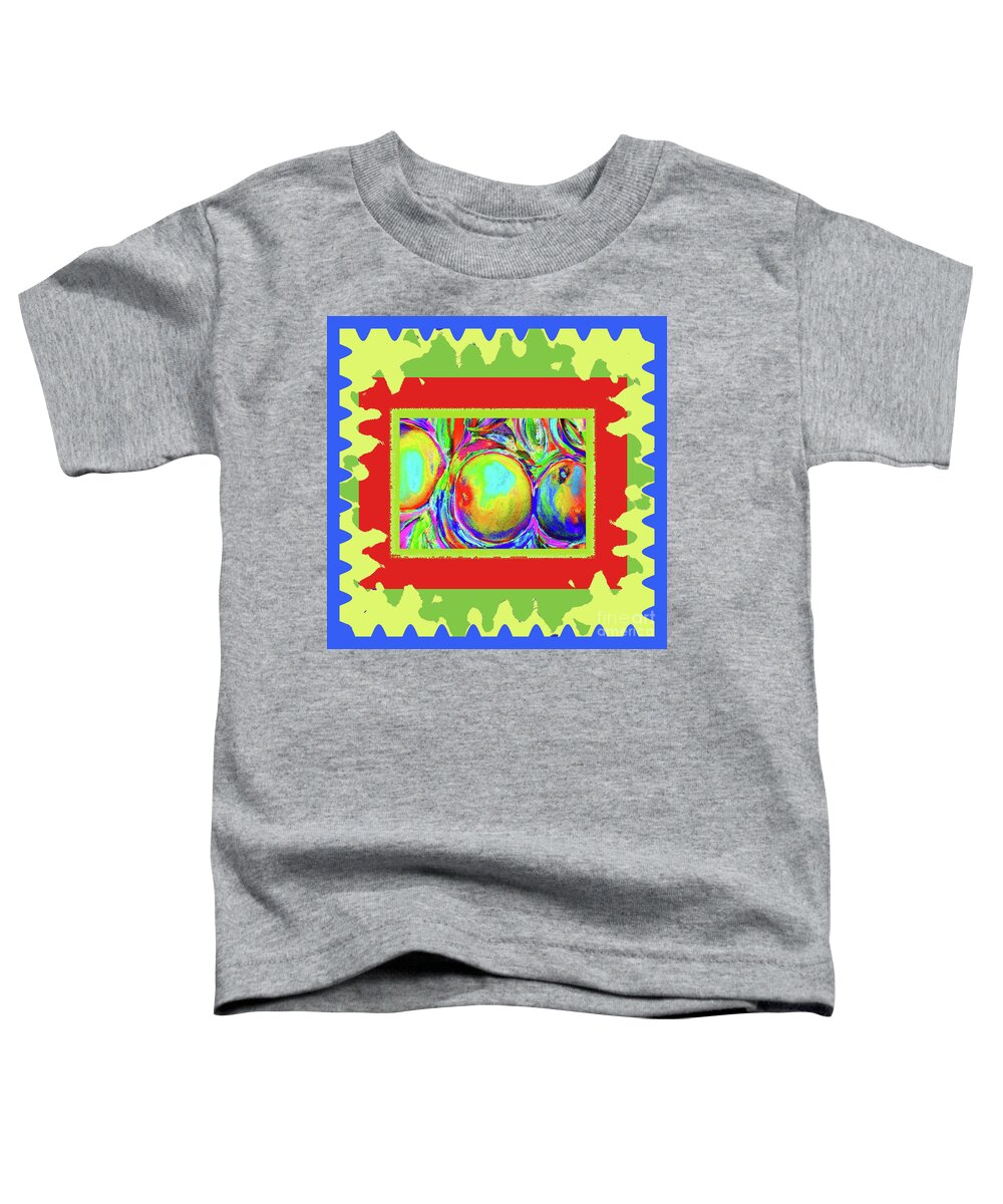  Toddler T-Shirt featuring the photograph Colored Oranges by Shirley Moravec
