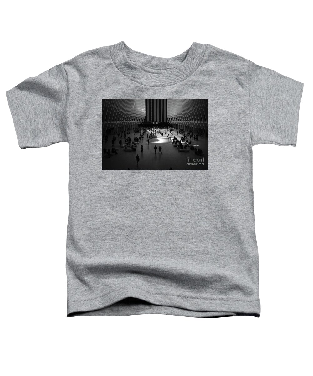 Oculus Toddler T-Shirt featuring the photograph Commute in Silhouette by Paul Watkins