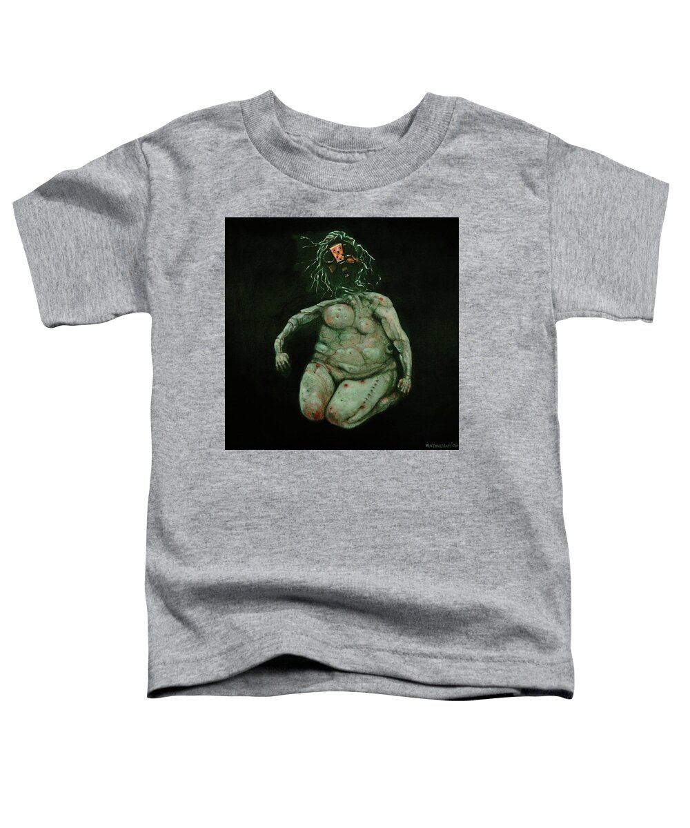 Nightmare Toddler T-Shirt featuring the painting Complications by William Stoneham