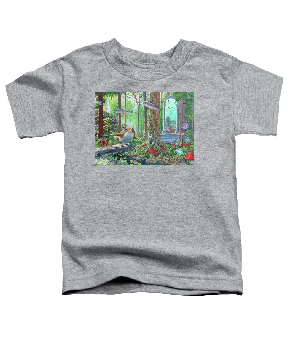 Portal Toddler T-Shirt featuring the painting Confusion by Michael Goguen