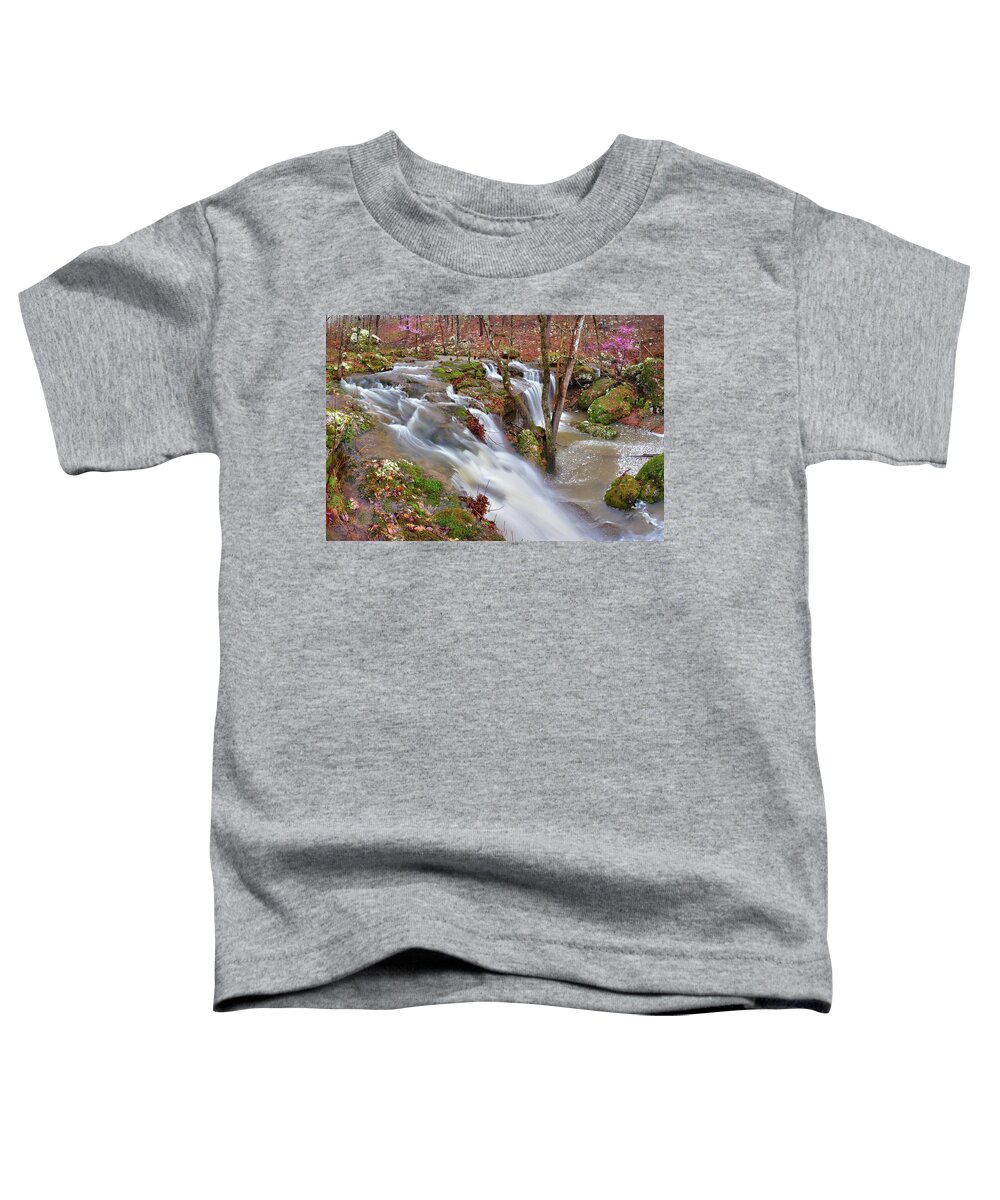 Waterfall Toddler T-Shirt featuring the photograph Coward's Hollow Shut-ins I by Robert Charity