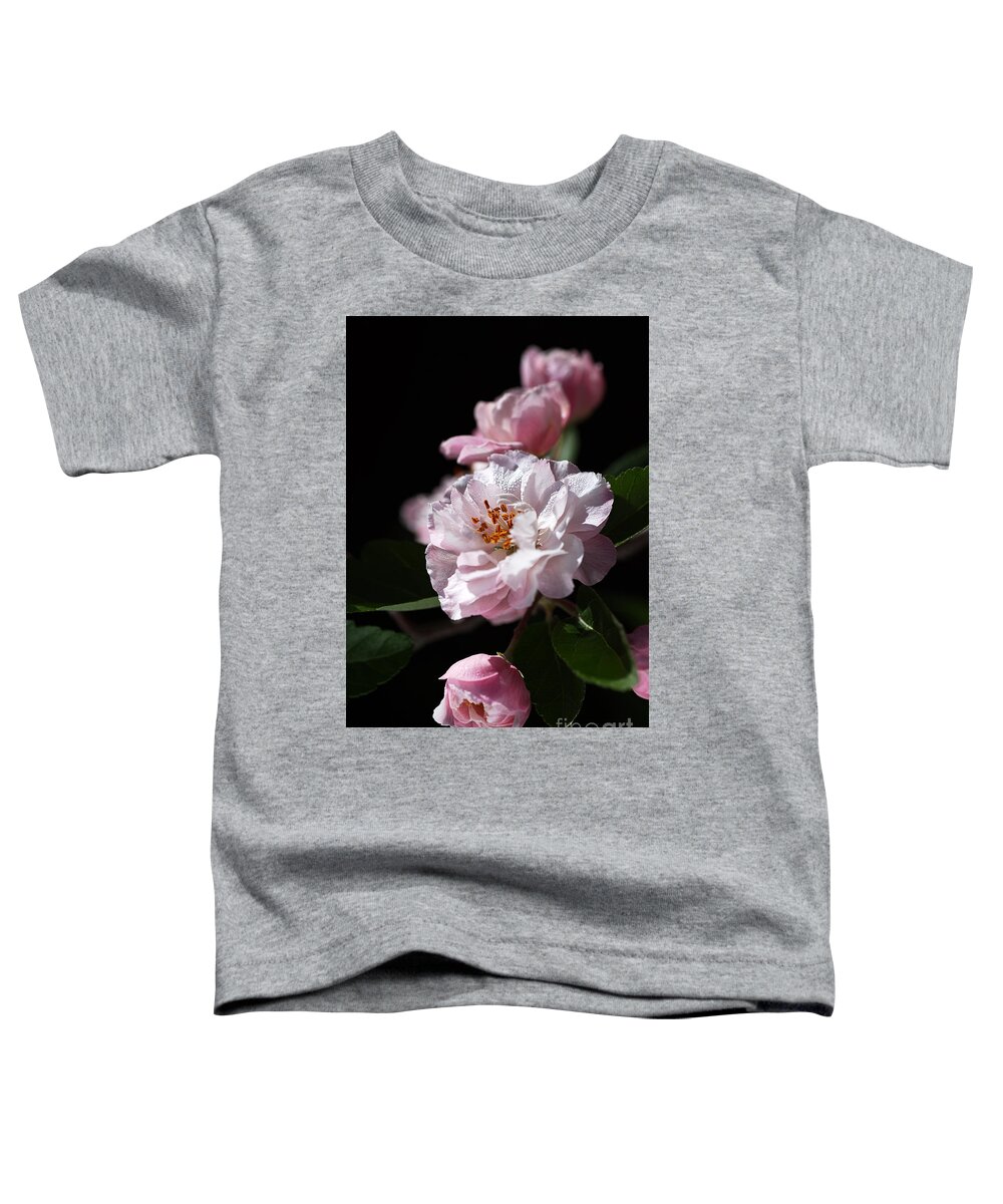 Bubbleblue Toddler T-Shirt featuring the photograph Crabapple Flowers by Joy Watson