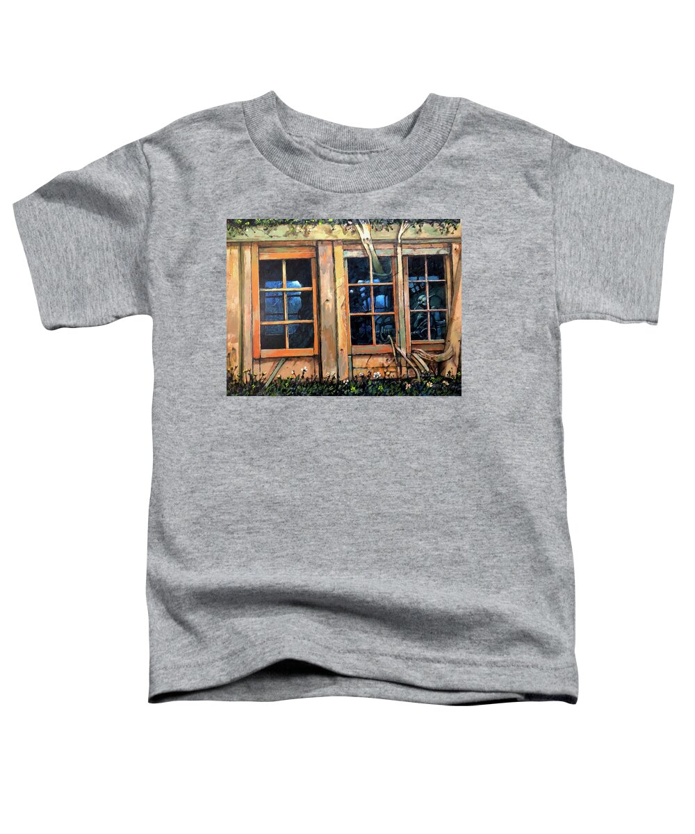 Windows Toddler T-Shirt featuring the painting Darkroom by William Stoneham