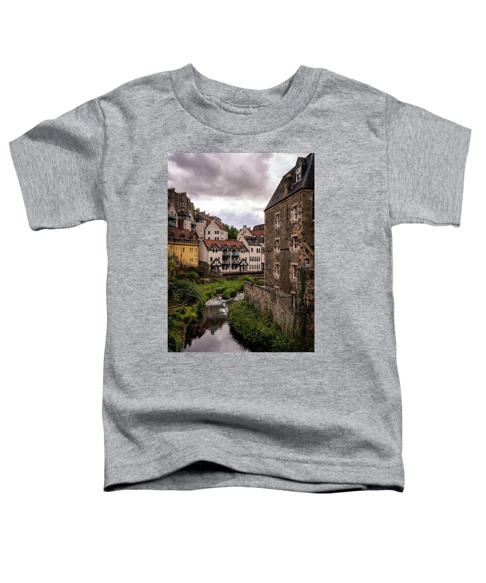 Edinburgh Toddler T-Shirt featuring the photograph Dean Village by Pablo Lopez
