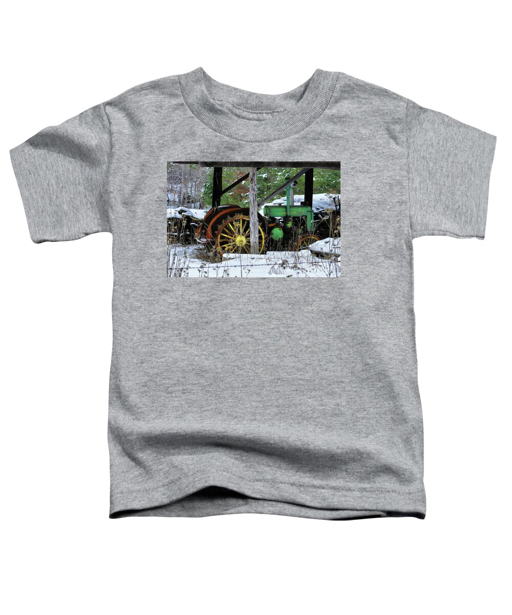 Tractor Toddler T-Shirt featuring the photograph Dear John by Rick Lipscomb