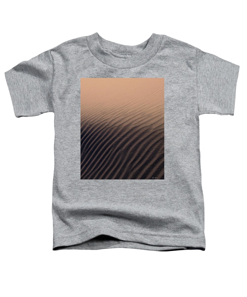 Sand Toddler T-Shirt featuring the photograph Death Valley Sand Dunes by Russ Harris