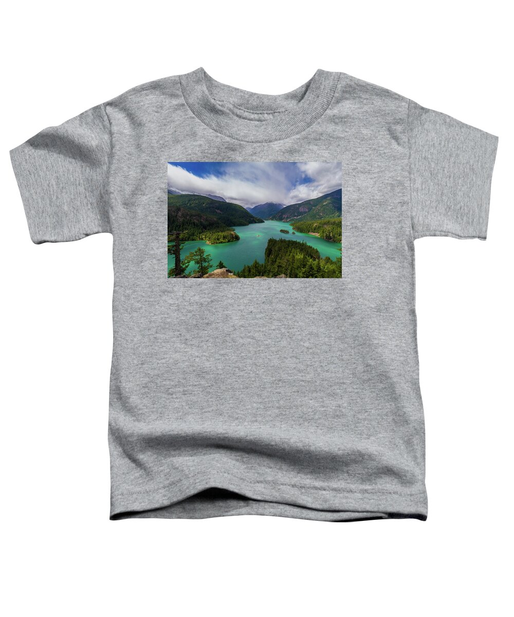 Mountains Toddler T-Shirt featuring the photograph Diablo Lake by Gary Skiff