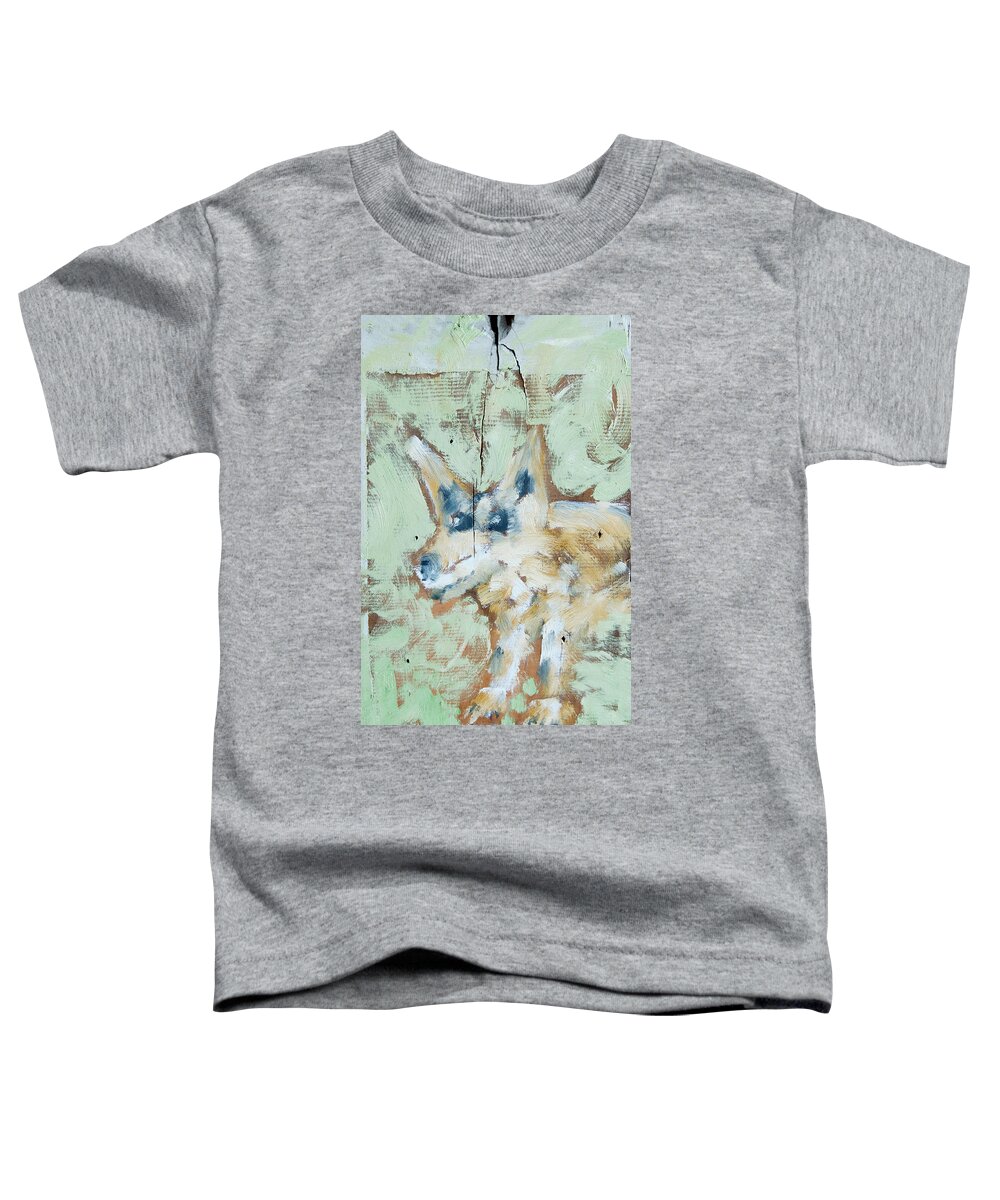  Toddler T-Shirt featuring the painting Dog - Mans Best Friend by David McCready