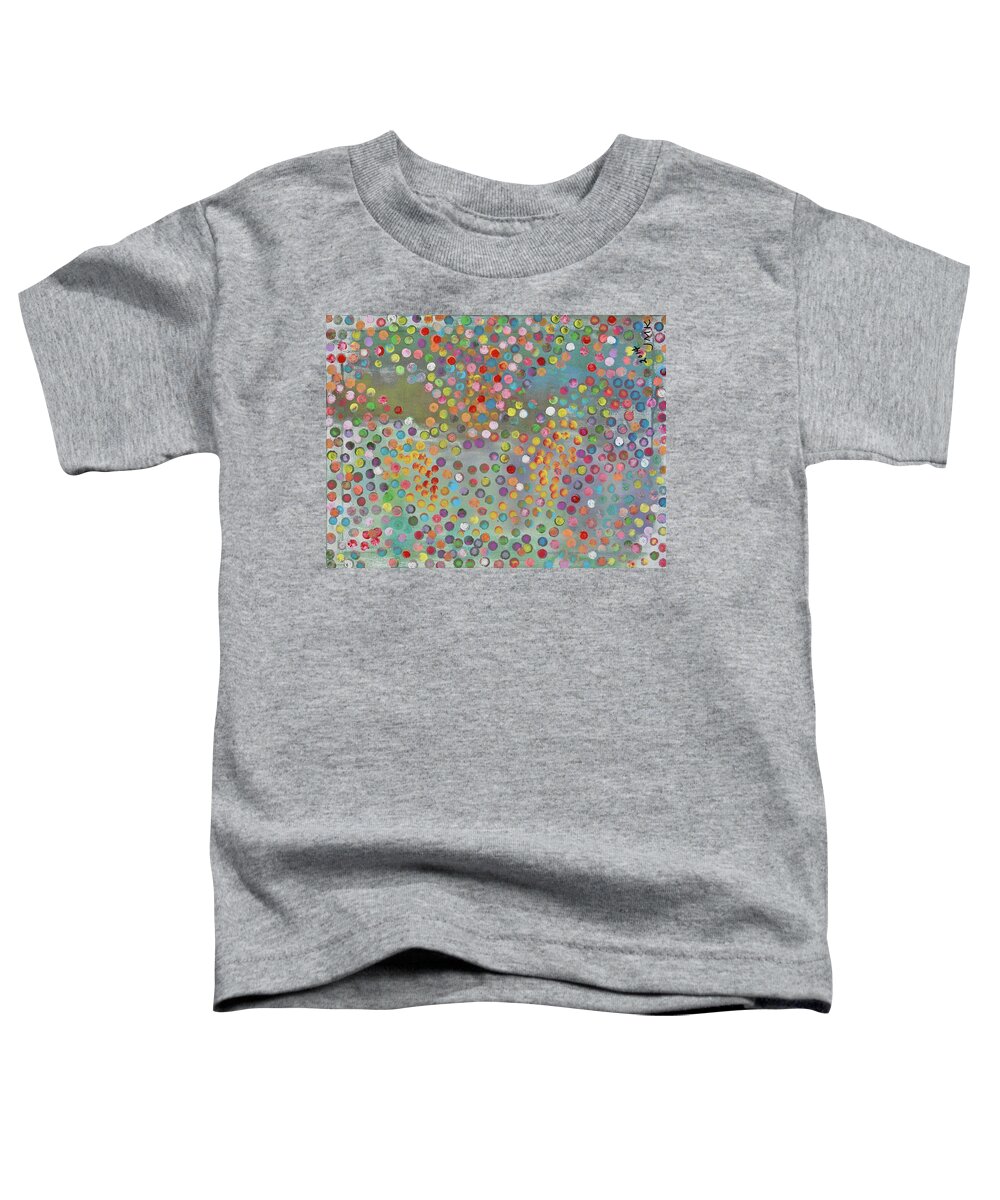 Dots Toddler T-Shirt featuring the pastel Dots a lot by Nancy Kurtz