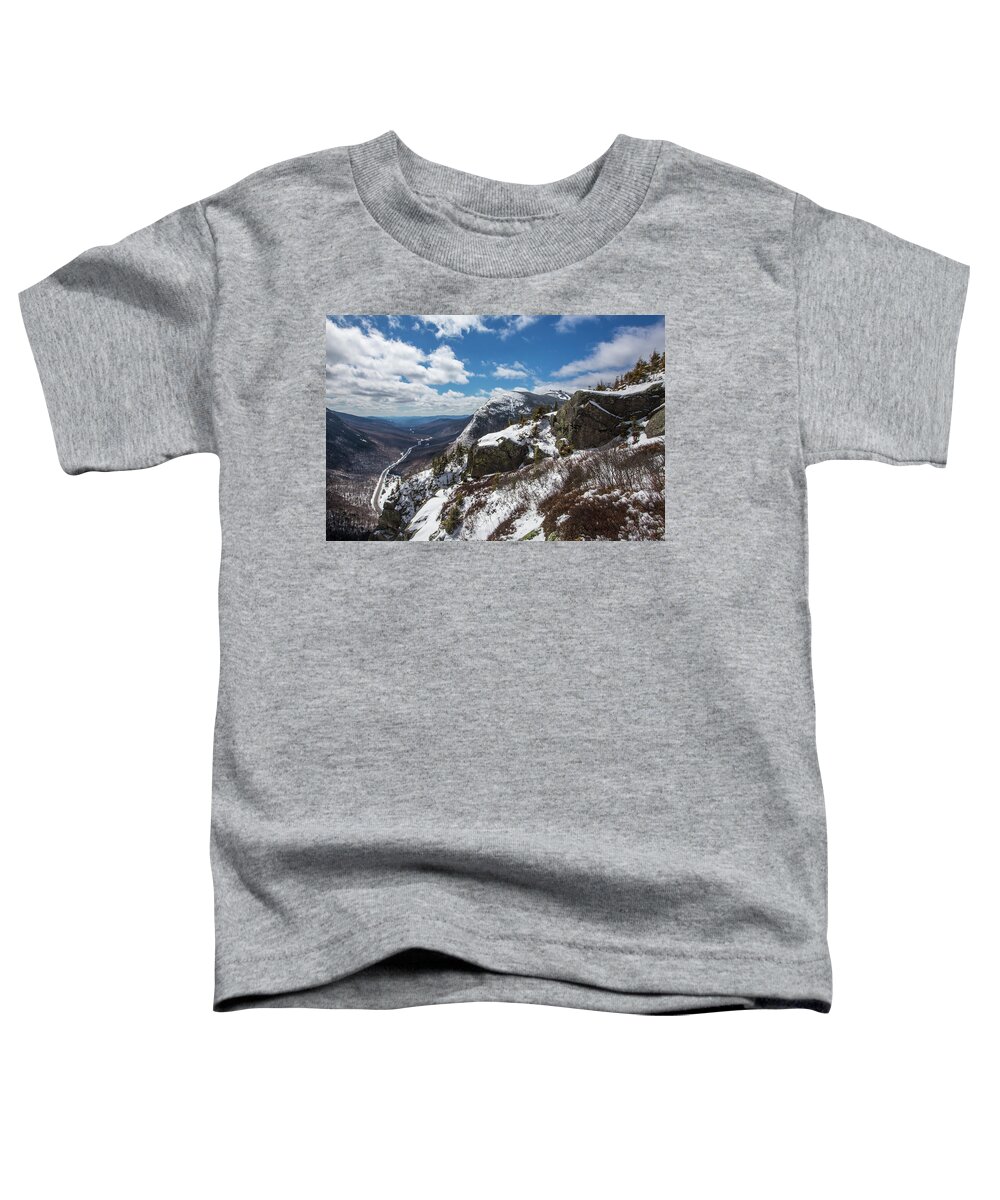 Eagle Toddler T-Shirt featuring the photograph Eagle Cliff Winter Views by White Mountain Images