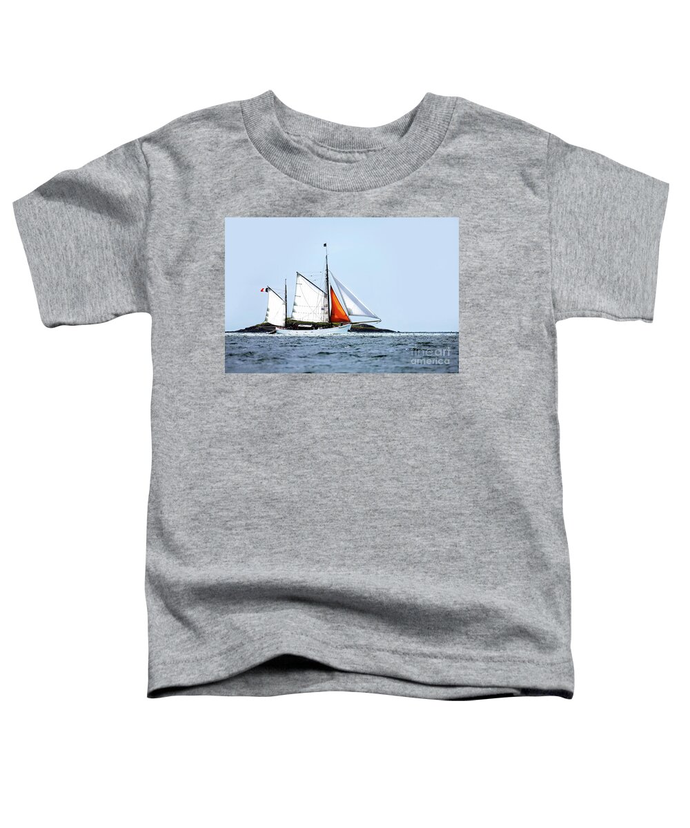 Artistic Toddler T-Shirt featuring the photograph Etoile Molene 1954 by Frederic Bourrigaud