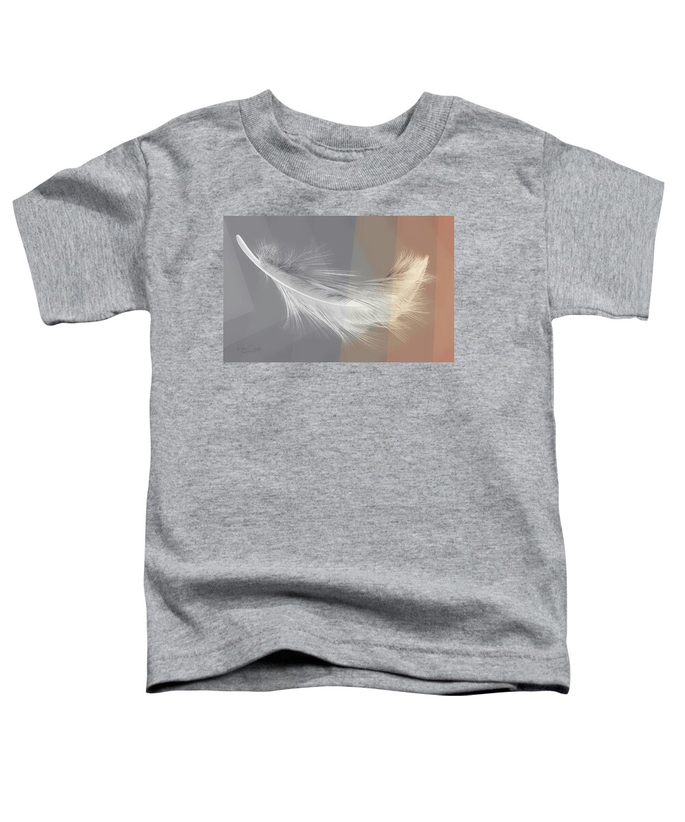 Feathers Toddler T-Shirt featuring the photograph Feather Interrupted by Rene Crystal