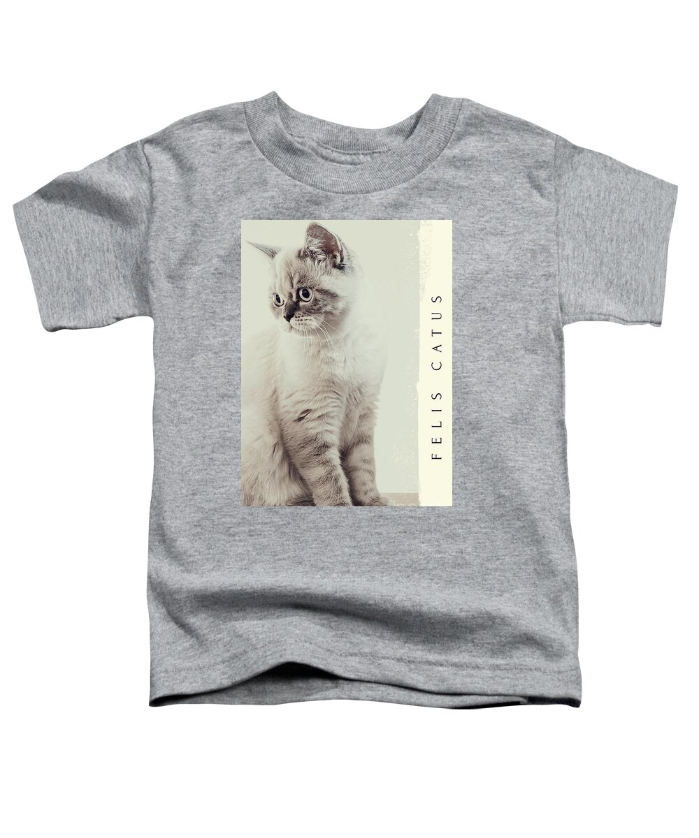 Cat Toddler T-Shirt featuring the photograph Felis Catus by Claudia Zahnd-Prezioso