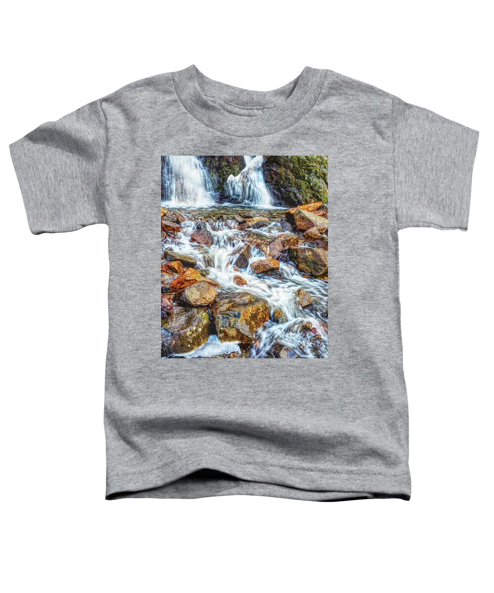 Fitzgerald Falls Toddler T-Shirt featuring the digital art Fitzgerald Falls 2 by Bearj B Photo Art