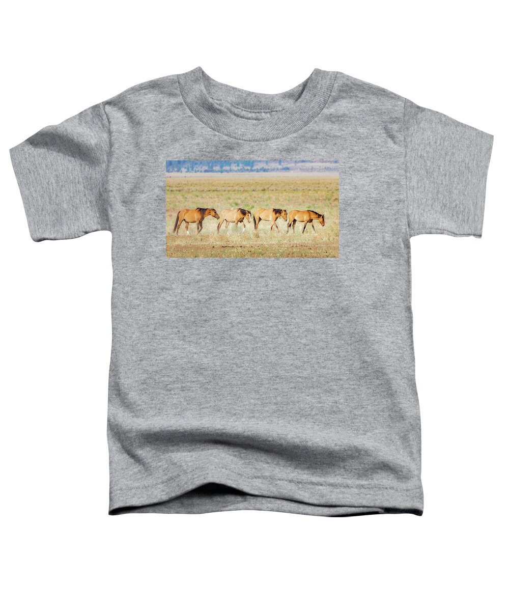 Lassen Toddler T-Shirt featuring the photograph Follow the Leader by Mike Lee