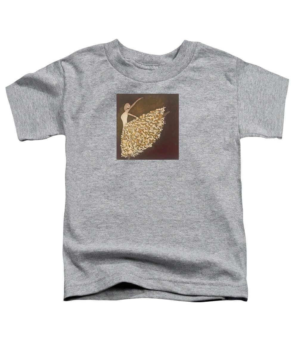  Toddler T-Shirt featuring the painting Forever Dance by Charles Young