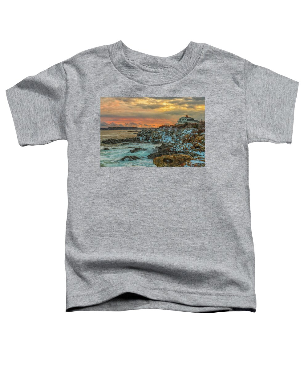 Fort Williams Park Toddler T-Shirt featuring the photograph Fort Williams Park by Bob Doucette