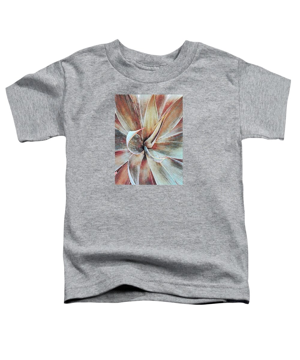 Foxtail Agave Toddler T-Shirt featuring the digital art Foxtail Agave by Rebecca Herranen