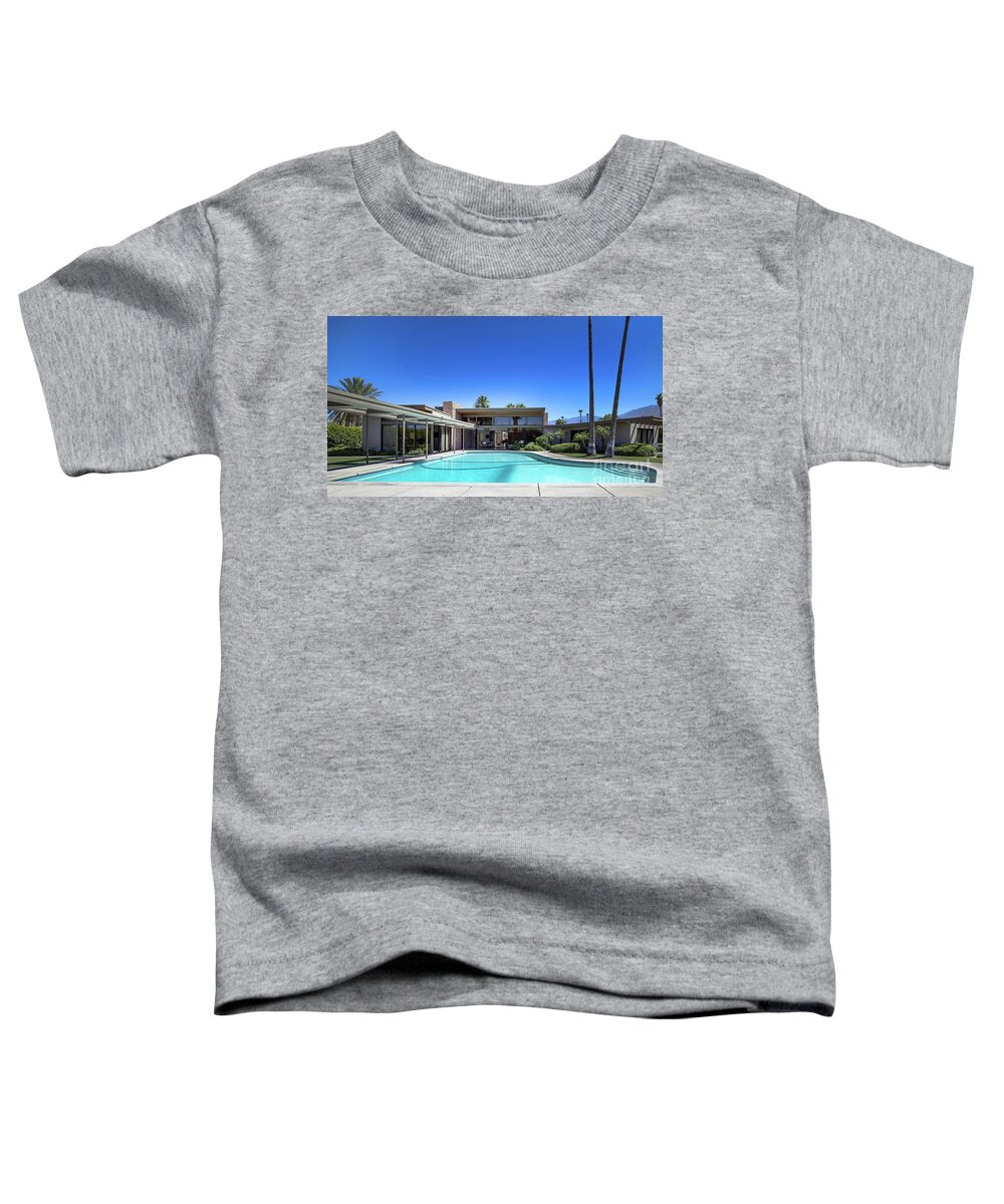 Frank Sinatra Toddler T-Shirt featuring the photograph Frank Sinatra's Twin Palms Home by Doc Braham