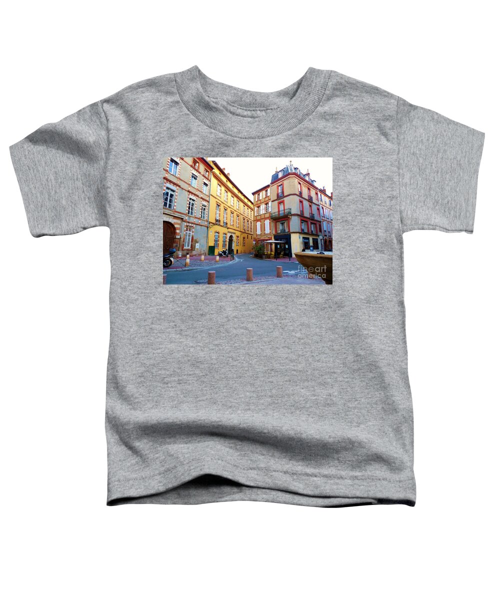 French Toddler T-Shirt featuring the photograph French City Toulouse by Aisha Isabelle