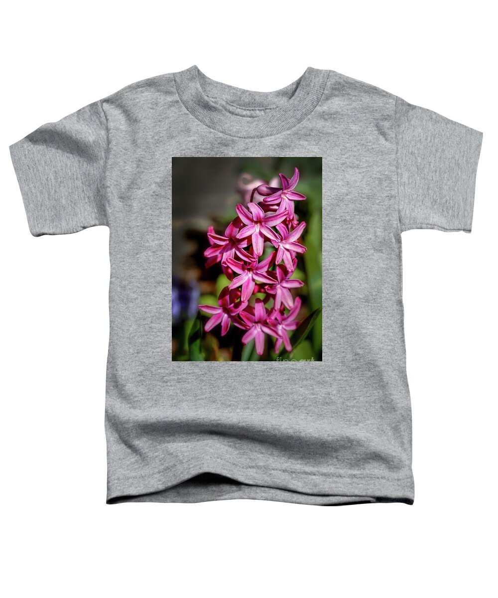 Fuchsia Toddler T-Shirt featuring the photograph Fuchsia hyacinth by The P