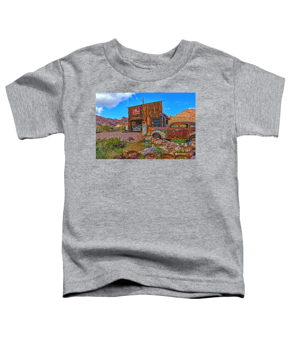  Toddler T-Shirt featuring the photograph Garage Days by Rodney Lee Williams