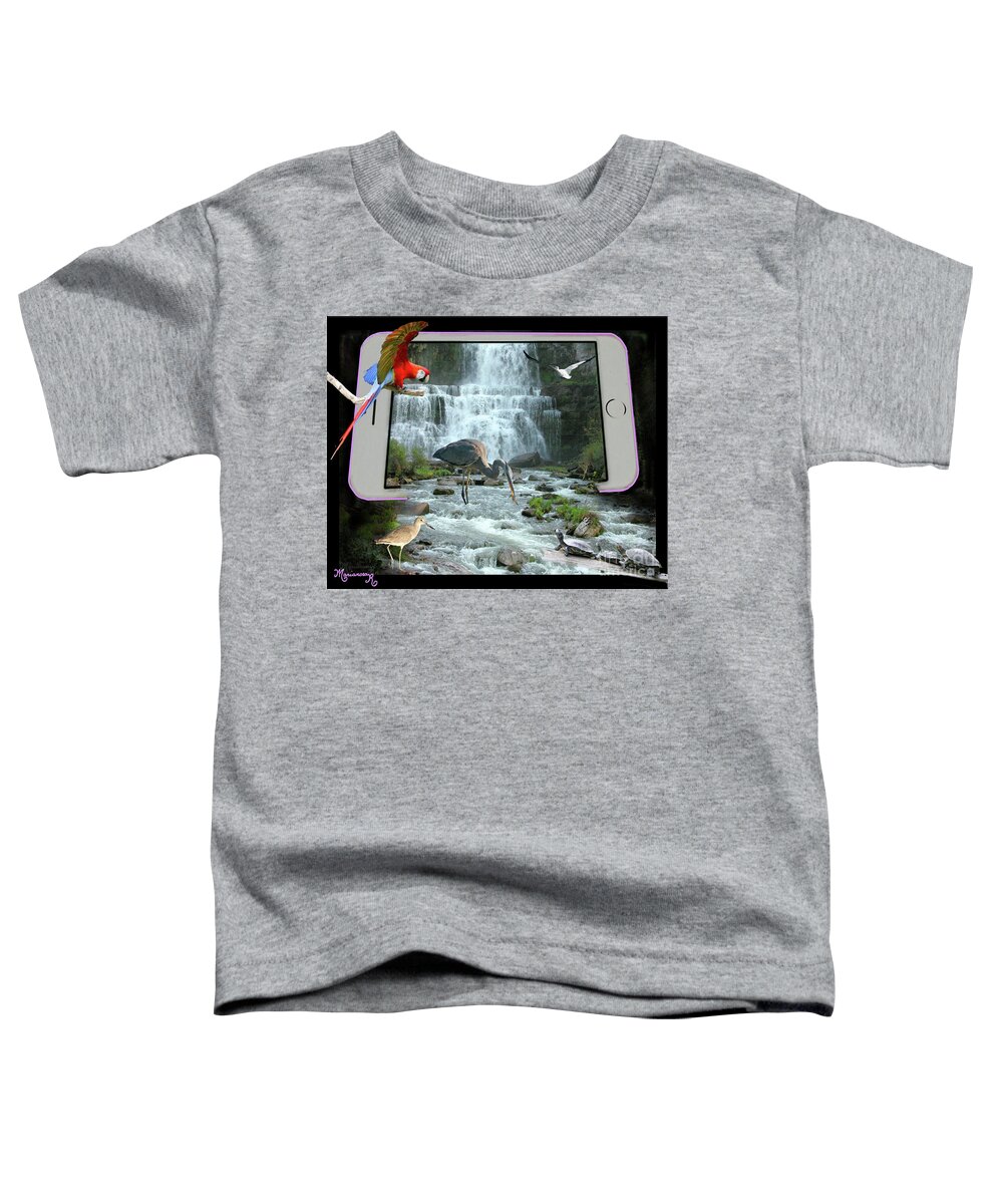 Water Toddler T-Shirt featuring the photograph Garden of Eden by Mariarosa Rockefeller
