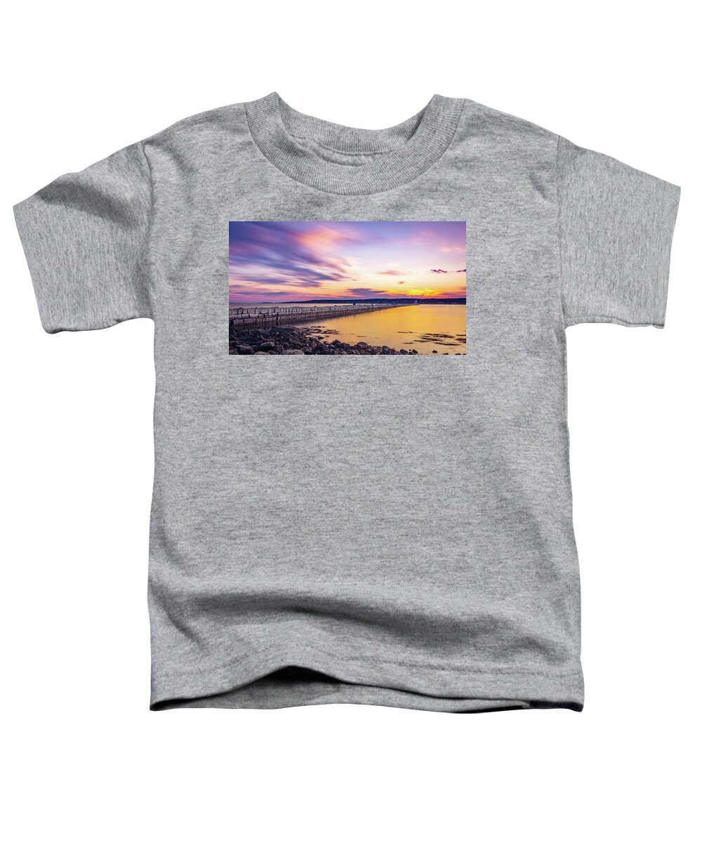 Gloucester Toddler T-Shirt featuring the photograph Gloucester Harbor by David Lee