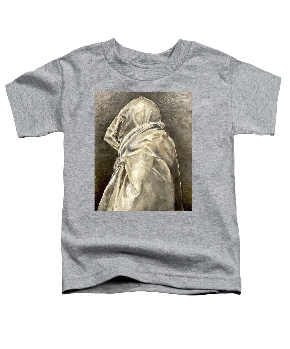 Wrapped Image Toddler T-Shirt featuring the painting Gregorian Chanting by David Euler