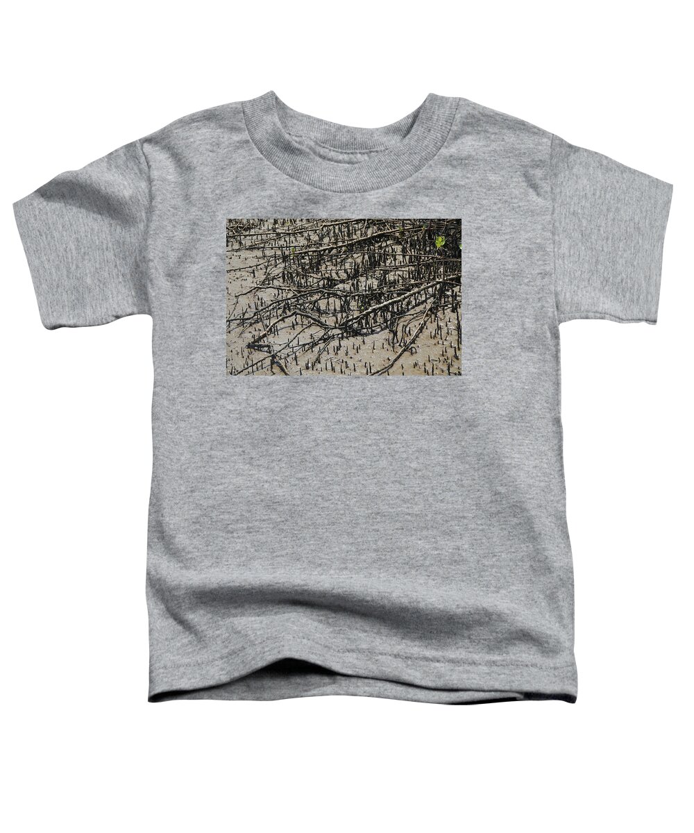 Mangroves Toddler T-Shirt featuring the photograph Grey Mangrove Flat Roots and Pencil Roots by Maryse Jansen