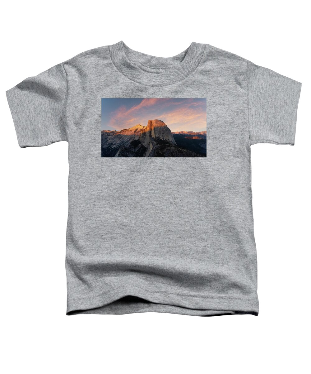 Half Dome Toddler T-Shirt featuring the photograph Half Dome by Francesco Riccardo Iacomino