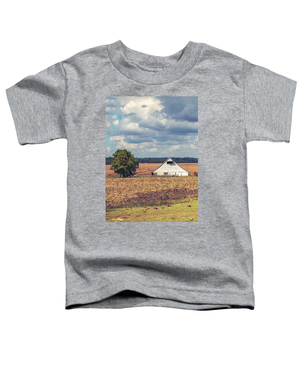 Barn Toddler T-Shirt featuring the photograph Harvest by Grant Twiss