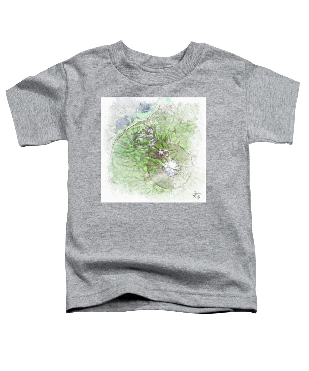 Painting Toddler T-Shirt featuring the digital art Heaven on Earth Series - Untitled VI by Red Ram