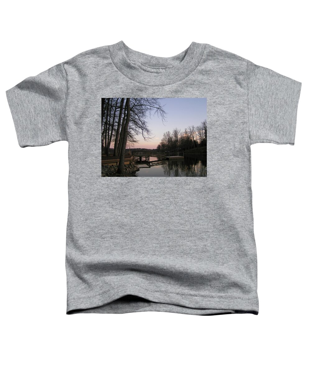  Toddler T-Shirt featuring the photograph High Rock Dusk by Heather E Harman