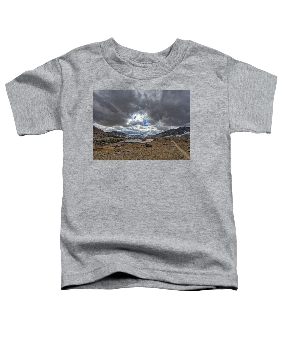 California Toddler T-Shirt featuring the photograph High Sierra Clouds by Martin Gollery