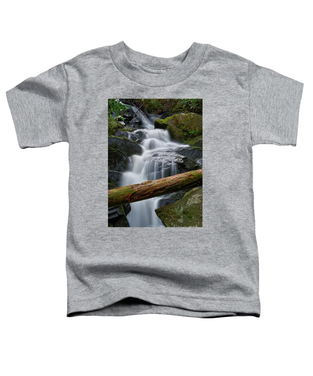 Honey Cove Falls Toddler T-Shirt featuring the photograph Honey Cove Falls 9 by Phil Perkins