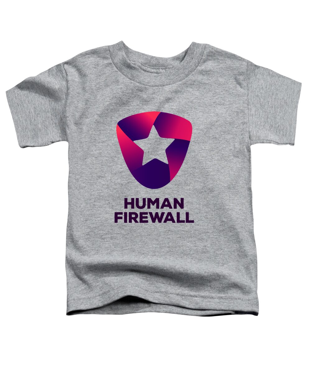 Data Toddler T-Shirt featuring the painting human firewall 3b by Asar Studios by Celestial Images