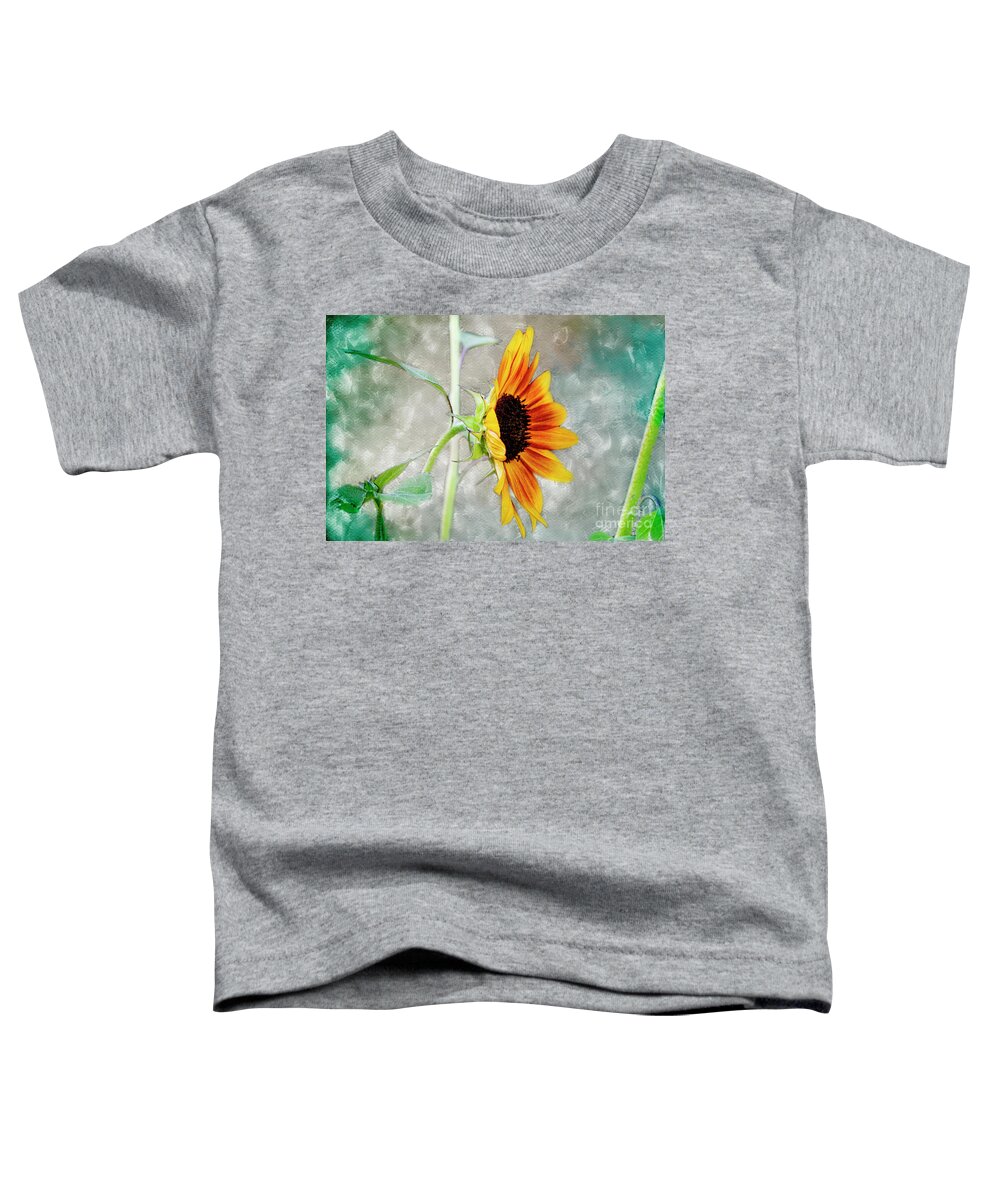 Sunflowers Toddler T-Shirt featuring the photograph In The Rough by Janie Johnson