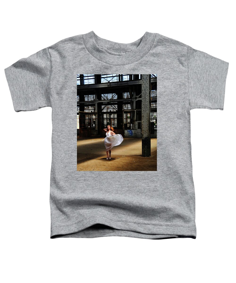 Girl Toddler T-Shirt featuring the photograph Industrial Breeze by Robert WK Clark